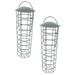 2Pcs Wild Bird Feeder Squirrel Proof Bird Feeder Finch Bird Feeders Hanging Bird Feeder Tube Feeding Container for Garden Outdoor Outside Ornament