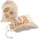 2 Pcs Linen Bread Bag Loaf Bread Reusable Bread Bags Heat Resistant Bags Drawstring Bread Bag Food Storage Bags