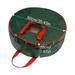 Christmas Wreath Storage Container -Wreath Bag For Artificial Wreaths - Dual Zippered Wreath Storage W/Strong Durable Handles