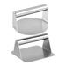 2Pcs Stainless Steel Burger Press Heavy-Duty Bacon Grilling Burger Smasher Grill Press (Round and Square)