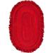 Jaipur Art And Craft Indian Handmade Natural Fiber Cotton Red Color Oval Area Rug for Indoor and Outdoor Rug Size - (2.6x8 Sq Feet) (31x96 Inches) (78x240 CM)