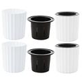 4Pcs Self Watering Planter Balcony Flower Planter Flower Pot Self Watering Pot for Indoor Balcony Plant