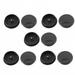 NUOLUX 10pcs Office PC Computer Desk Grommet Cable Hole Cover 50mm Diameter (Black)