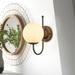 Aiwen Oval Bathroom Lighting Fixture Over Mirror Antique Industrial Wall Lamp Globe Matte Balck Bathroom Vanity Lamp