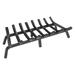 LeCeleBee 27-in Tapered Grate Heavy Duty Tapered Iron Fireplace Grate Wide Heavy Duty Solid Steel Indoor Chimney Hearth fire grates