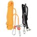 1 Set of Dog Tie Out Cable Dog Chain for Camping Outdoor Puppy Walking Chain