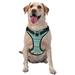 Junzan Wood Grain Pattern Dog Harness - Lightweight Soft Adjustable Small Harness And Leash Set-Medium