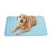 Meitianfacai Self Cooling Mat for Dog Washable & Portable Pet Soft Pad for Summer Indoor or Outdoor/Perfect as Blanket for Kennel Sofa Bed Floor Car (Blue)