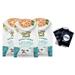 Fancy Feast Appetizers Grain Free Wet Cat Food Broth Light Meat Tuna Appetizer with a Scallop Topper - 3 packs - 1.1 oz per pack - plus 3 My Outlet Mall Resealable Storage Pouches