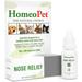 HomeoPet Nose Relief Safe and Natural Nasal and Sinus Medicine for Pets Natural Pet Medicine 15 Milliliters