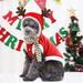 Christmas Costumes Pet dog cat clothes warm scarves removable Christmas Elk