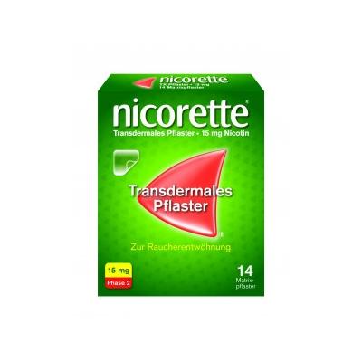 Nicorette - TX Pflaster 15 mg Nikotinpflaster
