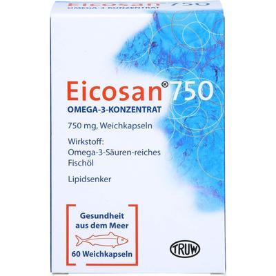 Med Pharma Service - EICOSAN 750 Omega-3 Konzentrat Weichkapseln Verdauung