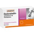 ratiopharm - DESLORATADIN- 5 mg Filmtabletten Allergiemittel zum Einnehmen