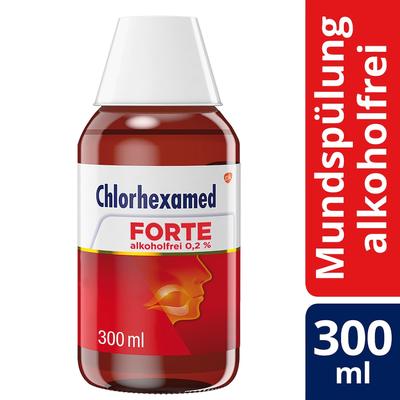 Chlorhexamed - FORTE alkoholfrei 0,2% Lösung Mundspülung & -wasser 0.3 l