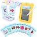 Toddler Flash Cards Toys for 3 4 5 6 Year Olds 5.7 Inch LCD Writing Tablet with 50 Double Sided Cards Autism Toys - Speech Therapy Toys Kindergarten for Boy Girl Kids
