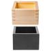 2 Pcs Boxes Home Accents Decor Decoration for Home Sake Cup Holder Tea Bag Chest