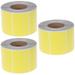 3 Pieces Thermal Sticker Label Office Supply Stickers Printable Direct Perforated Labels Paper Printer