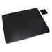 2036Le Leather Desk Pad W/Coaster 20 X 36 Black