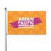 Asian American And Pacific Islander Heritage Month Garden Flags 3 x 5 Foot Polyester Flag Double Sided Banner with Metal Grommets for Yard Home Decoration Patriotic Sports Events Parades