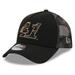 Men's New Era Black Ryan Preece Camo 9FORTY A-Frame Trucker Adjustable Hat