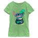 Girl's Mad Engine Green Lilo and Stitch Lucky Me St. Paddy's Day Graphic T-Shirt