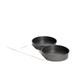 3pc Baking Bundle, Includes 2x Non-Stick Loose Base Round 20cm Sandwich Pans and a 40cm Icing and Piping Bag