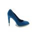 Cole Haan Heels: Pumps Stilleto Cocktail Party Blue Color Block Shoes - Women's Size 7 - Round Toe