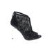 BCBGMAXAZRIA Ankle Boots: Black Shoes - Women's Size 8 - Open Toe