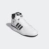 Sneaker ADIDAS ORIGINALS "FORUM MID", Gr. 44, schwarz-weiß (cloud weiß, core schwarz, cloud weiß), Baumwolle, Synthetik, sportlich, Schuhe