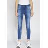 Relax-fit-Jeans GANG ""94AMELIE"" Gr. 31, N-Gr, blau Damen Jeans CROPPED - Relaxed fit