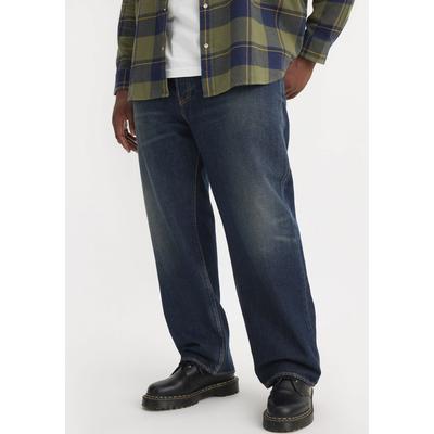 Straight-Jeans LEVI'S PLUS "501 LEVI'SORIGINAL B&T", Herren, Gr. 48, Länge 32, blau (low tides blau), Denim/Jeans, Obermaterial: 100% Baumwolle, casual, straight fit, Jeans Image