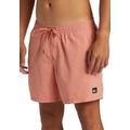 Boardshorts QUIKSILVER "EVERYDAY SOLID VOLLEY 15" Gr. L, N-Gr, rosa (canyon clay) Herren Hosen Boardshorts