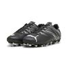 Fußballschuh PUMA "ATTACANTO FG/AG", Gr. 44, schwarz (puma schwarz, silber mist), Synthetik, sportlich, Schuhe