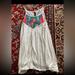 American Eagle Outfitters Tops | American Eagle Embroidered Tank Top Size Small | Color: White | Size: S