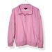 J. Crew Tops | J. Crew Pink Pullover 1/4 Zip Sweatshirt With Pockets Women's Size Large | Color: Pink | Size: L