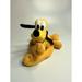 Disney Toys | Disney Pluto Stuffed Animal Good Condition Mickey Mouse Fab5 Plush 7" | Color: Gold | Size: 7"