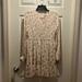 American Eagle Outfitters Dresses | American Eagle Pink And White Flowered Dress Size Xs | Color: Cream/Pink | Size: Xs