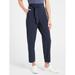 Athleta Pants & Jumpsuits | Athleta Womens Skyline Pant Ii Sz 18 Navy Blue Belted Paperbag Waist High Rise | Color: Blue | Size: 18