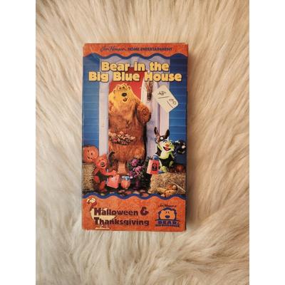 Disney Media | Bear In The Big Blue House Halloween & Thanksgiving Vhs | Color: Blue | Size: Os