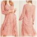 Anthropologie Dresses | Anthropologie Maeve Sirena Ruffled Tunic Dress L Size 3x | Color: Pink | Size: 3x