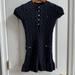 Ralph Lauren Dresses | Girls Polo Ralph Lauren Cable Knit Dress Size Medium Navy Blue | Color: Blue | Size: Mg