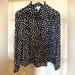 J. Crew Tops | J. Crew Polka Dot Cheetah Top | Color: Black/White | Size: 4