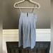 Madewell Dresses | Madewell Pleated Bodice Ruffle Top Mini Dress | Color: Blue | Size: 0