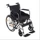 Wheelchairs Folding Lightweight Wheelchair Aluminium Folding Transit Travel Chair with Pull Out Commode for Elderly Handicapped,Blackpneumatictire