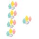 FRCOLOR 20 Pcs Beauty Egg Storage Box Makeup Puff Case Small Makeup Sponge Holder Clear Makeup Case Cosmetic Puff Holder Sponge Travel Case Makeup Accessories Makeup Box Dust-proof Miss Pp