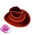 KINZE Cowboy Hatfluorescent Led Cowboy Hat Beach Hat Party Supplies Glow Light Pink Bridal Cowgirl Hat Club Props-01