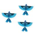Abaodam 3pcs Simulated Fluttering Bird Kids Toy Kid Toy Kids Playset Outdoor Mechanical Bird Kids Outdoor Playset Glow Toys Electronic Original Child Flapping Wings Flash
