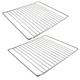 SPARES2GO Wire Shelf Rack for Leisure Oven Cooker Grill - W 397 mm x D 365 mm (Pack of 2)