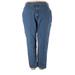 Lands' End Jeans - High Rise: Blue Bottoms - Women's Size 22